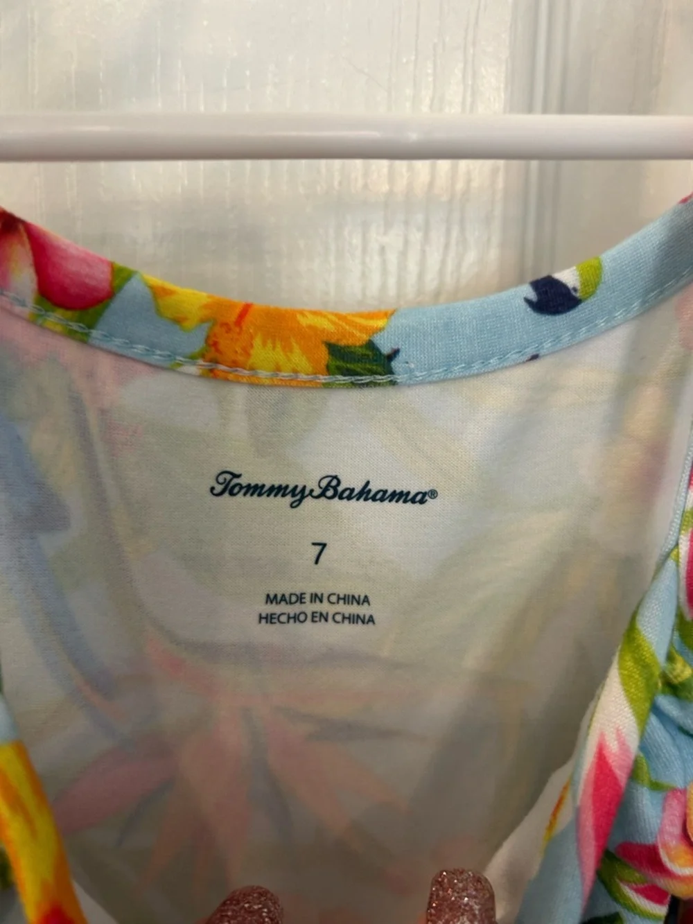 Tommy Bahama Light Blue‎ Floral Top